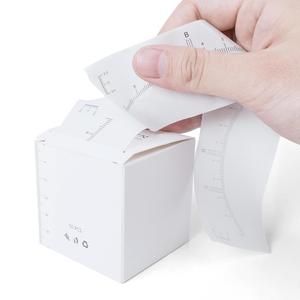 500 pegatinas desechables impermeables para mapeo de cejas, regla de plástico suave para maquillaje semipermanente - Product Image 2