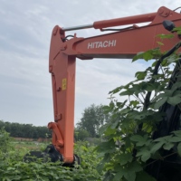 Mini-excavatrice hydraulique sur chenilles Hitachi d'occasion de 6 tonnes avec moteur et pompe Nissan - Compacte à vendre