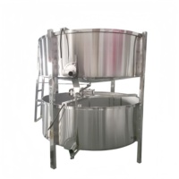 Cuve de mélange personnalisable pour pâte de crevettes froides, pâte d'amidon de patate douce, pâte de feuilles de riz, électrique