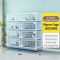 Cage en métal pour pigeons, taille d'élevage, fournie directement par l'usine