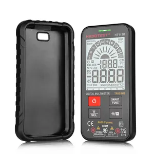 HT112B Smart Digital Multimeter Auto Mulai 600V Ohm Hz T- RMS Baterai Tester Pengukur Tegangan Volt Pengukur Amper NCV Detector