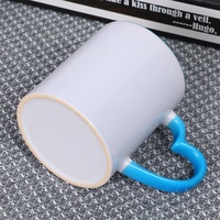 Tasses à sublimation vierges en céramique ABBSH de 11 oz, lot de 6 couleurs assorties, 12 pièces, compatibles lave-vaisselle et micro-ondes