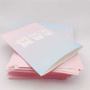 8ชิ้น/เซ็ตถุงกระดาษคราฟท์สีขาวสี่เหลี่ยมสำหรับใส่อาหารขนมขบเคี้ยวเป็นมิตรต่อสิ่งแวดล้อมกันน้ำใช้ซ้ำได้โลโก้ออกแบบได้เอง - Product Image 3