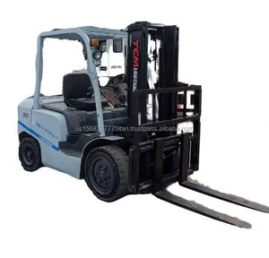 Precio de Descuento, Montacargas Usado TCM 30 de 3 Toneladas, Modelo 2023, Motor Diésel, Tracción 4x4, Importado de Japón - Product Image 1
