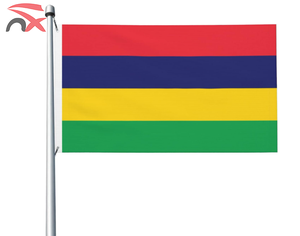 Bandeira Nacional de Maurício 3x5 pés, 100% Poliéster, Impressão Personalizada, Boa Qualidade, para Uso Externo - Product Image 1