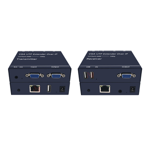 Extenseur KVM VGA sur IP de 200 m avec sortie VGA locale, vidéo VGA, audio, clavier et <span class=keywords><strong>souris</strong></span> USB - Product Image 1