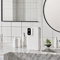 Vente en gros personnalisable 1800mAh Rechargeable diffuseur d'huiles essentielles LED lumières minuterie Portable boîtier métallique plastique OEM Logo pour