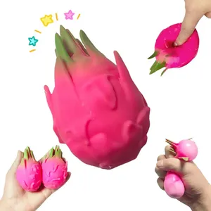 Pelota Antiestrés <span class=keywords><strong>de</strong></span> Fruta del Dragón, Juguete Sensorial para Aliviar el Estrés, Simulación <span class=keywords><strong>de</strong></span> Fruta, Pelotas para Apretar para Niños - Product Image 1