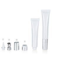 Tubes de gloss à lèvres personnalisables avec logo, emballage cosmétique, flacon 10ml 15ml 20ml, applicateur métallique vide, tube en plastique compressible pour baume à lèvres
