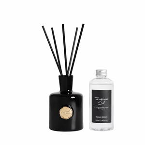 Mini Diffuseur de Parfum en Verre Premium 200ml Écologique avec Huile de Sésame de Luxe Sans Alcool et Longue Durée - Product Image 4