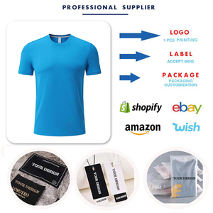 Camisetas Deportivas de Manga Corta para Hombre, 75% Nailon, 25% Elastano, de Malla, Secado Rápido, Ligeras - Product Image 2