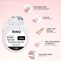 Gel de Sculpture 3D pour Ongles Métalliques - Formule Transparente Non Collante Effet Bonbon pour Extensions d'Ongles - Fournitures d'Art Privées