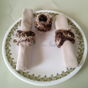 Anillo para servilletas de ganchillo, de refractex, hecho en la India, calidad, bajo precio - Product Image 1