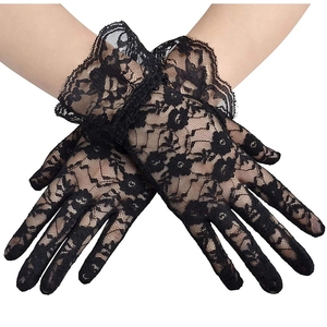 Offre Spéciale Stock Populaire Poignet Partie Gants De Mariage De Mariée en Dentelle Pour Les Femmes - Product Image 2