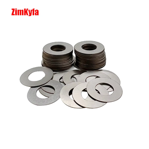 Belleville đĩa phẳng mùa xuân Shim Spacer máy giặt od16mm x ID 8.2mm độ dày 0.1 hoặc 0.2 hoặc 0.3mm đen bạc 12 cái - Product Image 2