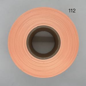 Ruban de satin de polyester 112mm garni de couleur nude personnalisé 100 rouleau de ruban de satin Incarnadine de haute qualité de 4 pouces - Product Image 4