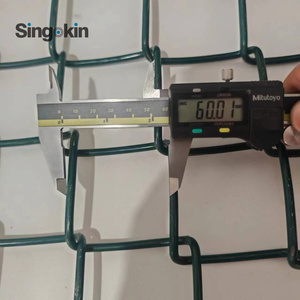 6 ft Đen Vinyl Chuỗi liên kết hàng rào sân sau 50 ft mạ kẽm Chuỗi liên kết hàng rào chi phí - Product Image 2