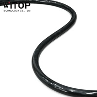 WITOP 360 Tube néon flexible en silicone noir programmable IP65 D22 pour scène DJ, bar, boîte de nuit
