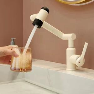 Grifo de lavabo Morning Dew con válvula de cerámica, monomando, agua fría y caliente, para baño. - Product Image 2