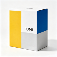 Boîte lumineuse LED personnalisée avec impression de logo sur papier, conception gratuite, emballage pour ampoules LED