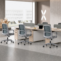 Milieu Du Dos Support Lombaire Fauteuil Visiteur Personnel De Travail Exécutif Ergonomique Chaise De Bureau