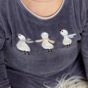 Tutina in Velluto per Neonati con Logo Personalizzato, 0-24 Mesi, Unisex, <span class=keywords><strong>Abbigliamento</strong></span> Invernale per Bambini - Product Image 3