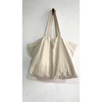 Sacs fourre-tout en lin uni simple avec logo imprimé personnalisé Sacs fourre-tout en toile de coton lin de plage vierges de haute qualité pour les femmes qui font du shopping