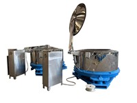 Essoreuse industrielle pour vêtements, machine de déshydratation centrifuge, extracteur hydro-centrifuge à grande vitesse, acier inoxydable vertical, moteur 5,5 kW