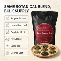 Sachets de thé amincissant aux herbes pour ventre plat en 28 jours, vente en gros, fournisseur de thé détox, marque privée