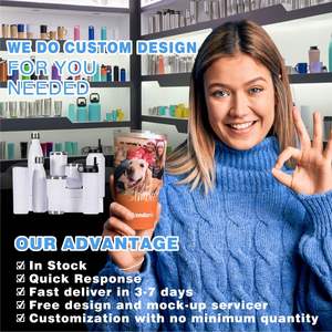 Bouteilles personnalisées à bas quantité minimale de commande tasses 500mL bouteille personnalisée en acier inoxydable bouteille d'eau isolée à gobelet - Product Image 5