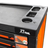 RTTOOL 2022 armoire à roulettes de garage de réparation automatique armoire à outils à 6 tiroirs chariot à outils de stockage d'outils d'atelier