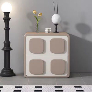 Прикроватная тумба из массива дерева с 2 ящиками: прочная и экологичная, для хранения вещей в спальне - Product Image 4