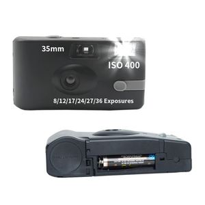 Wholesale Single Use <b>Camera</b> Custom Template Design Soft Button 35mm Black <b>Flash</b> Disposable <b>Camera</b> with Film - Product Image 2