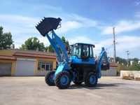 Daya kuat potongan harga Model 2 Ton bekerja konstruksi penggali dan pemuat Wz28-20 Backhoe Loader