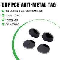 TF7220 Etiquette RFID UHF passive étanche de taille mini pour PCB anti-métal, étiquette RFID sur métal pour la gestion du suivi des actifs/outils
