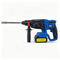 Marteau perforateur sans balais KQ-721026 21V, perceuse à percussion, perceuse à percussion industrielle, trois fonctions, machine de perçage mural DIY