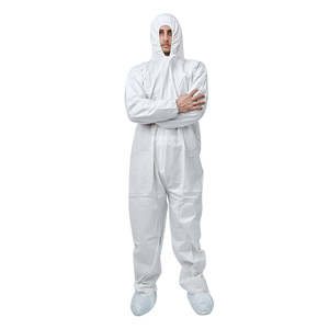 Overoles Desechables para Cuarto Limpio Junlong, Certificación ISO13485, Impermeables, Antiestáticos, <span class=keywords><strong>Película</strong></span> de PE Microporosa No Tejida para - Product Image 4
