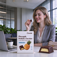 Bouchées de chocolat probiotiques aux ingrédients naturels de marque privée pour le soutien digestif