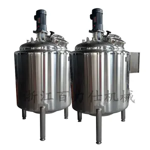 tank equipment for dispersing and dissolving mixing Milk and yogurt with flavor/syrup, pasteurization machine