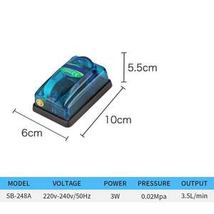 Sobo <span class=keywords><strong>Aquarium</strong></span> Super Mute Luftpumpe Sauerstoff <span class=keywords><strong>generator</strong></span> 3w 5w 0,02 mpa Sb-248a_348a <span class=keywords><strong>Aquarium</strong></span> Luftpumpe für <span class=keywords><strong>Aquarium</strong></span> - Product Image 3
