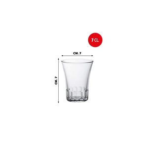 Juego de 4 Piezas AMALFI, Vasos de Vidrio para Café de 7 oz, Colección de Cristalería Premium - Product Image 3