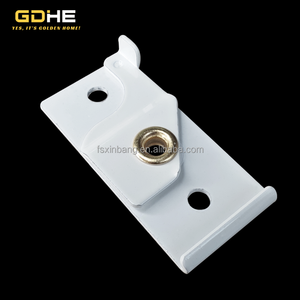 Soporte <span class=keywords><strong>de</strong></span> pared metálico <span class=keywords><strong>de</strong></span> doble cara para riel <span class=keywords><strong>de</strong></span> cortina con pliegues en S, soporte doble para riel <span class=keywords><strong>de</strong></span> cortina, accesorios para cortinas al por mayor - Product Image 3