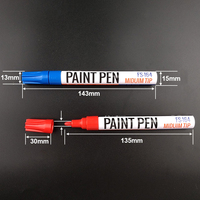 Ensemble de marqueurs d'art à l'alcool FLYSEA, 54 couleurs, peinture acrylique, effaçable à sec, craie liquide permanente, largeur d'écriture de 3 mm