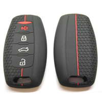 Funda de silicona con recorte preciso de fábrica, diseño de panal, para llave inteligente de coche Chery Tiggo Series de 3 funciones