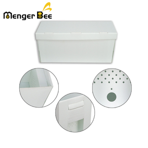 Nueva Caja de Colmena Plegable de Polipropileno Menger Bee de 5 Cuadros, Color Blanco Leche, para Cuadros Australianos Langstroth, Venta al por Mayor - Product Image 1
