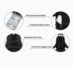 Tùy chỉnh công suất lớn Trọng lượng nhẹ không thấm nước <span class=keywords><strong>DSLR</strong></span> máy ảnh SLR Ba lô - Product Image 6