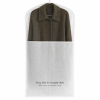 Housse de rangement transparente pour vêtements, sac de protection pour manteaux, sac de rangement suspendu pour l'organisation de la garde-robe