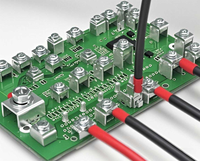 Terminal Solder Kuningan Hctl HC-RG44-0707-D059-02 untuk PCB, Jenis Lug Kawat Berlapis Timah, Blok Terminal Industri 380V untuk Penghubung