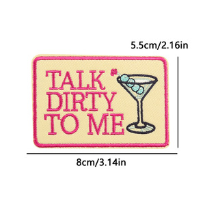 Service OEM/ODM Patch brodé personnalisé en polyester, motif botte Howday, thermocollant, pour streetwear - Product Image 5