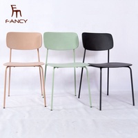 Chaise empilable en plastique polypropylène, chaise de table moderne, en vente, bon marché